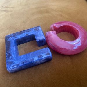 Lot of 2: Cult Gaia Resin Bracelets